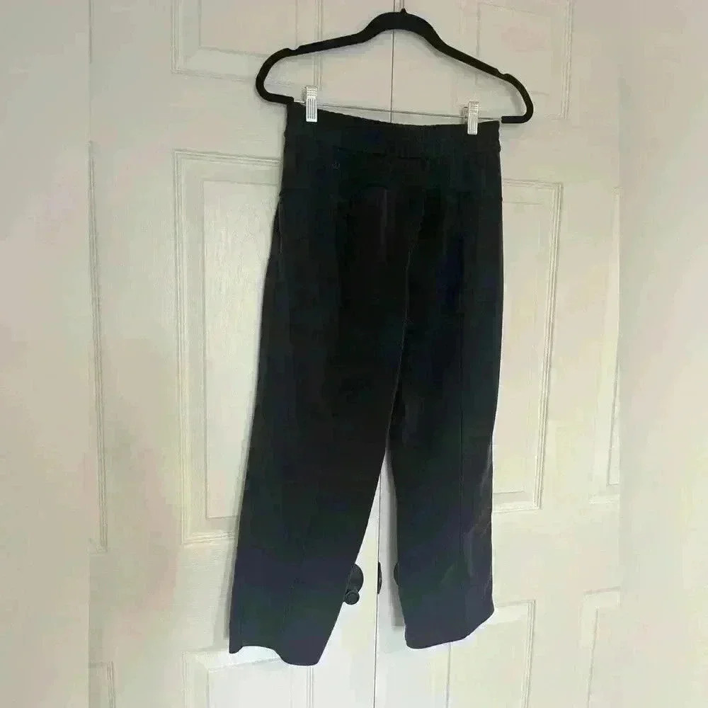 Softstreme High-Rise Straight-Leg Cropped Pant size 6 black - Picture 4 of 4